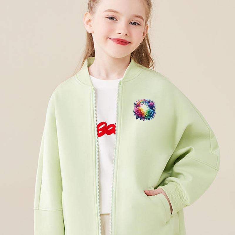 12Pcs/Sheet Flower Applique Patches T-Shirt Heat Transfer Designs Diy Clothes Stickers Heat Press Appliqued Iron-On Patch