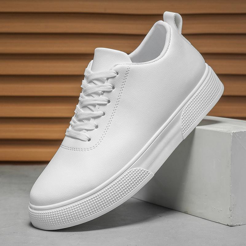Fashion Large Size 48 Men's Leather Casual Shoes Loafers 2025 Brand Man Black Flats Shoes Versatile Lace-up Sneakers Classic Male Shoes