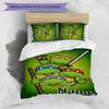 3pcs TMNT Cover Set - Personalized Name, HD Printed Bedding with 1 Cover and 2 Pillowcases - Perfect for Home Decor, Easy Care