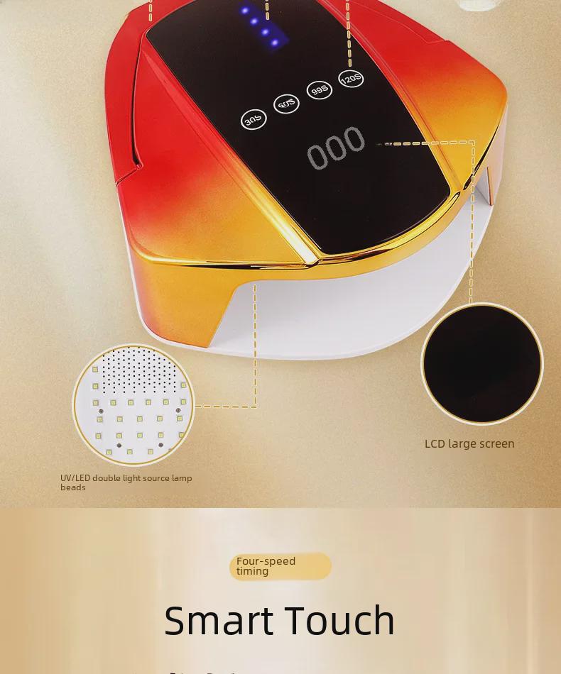 High-Power 96W Nail Light Therapy Lamp for Salons