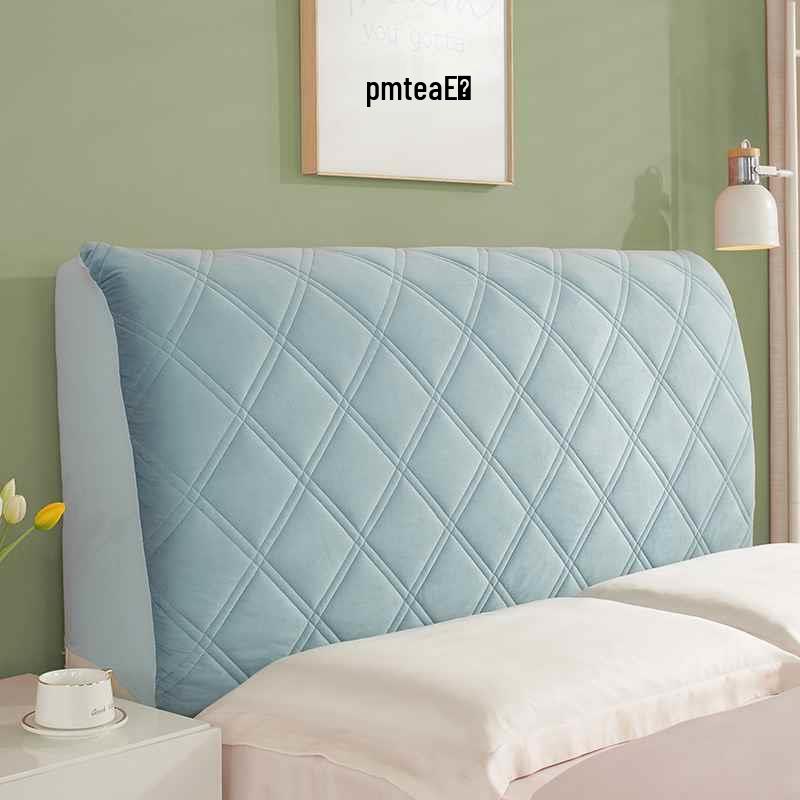 Handun Self-Adhesive Crystal Velvet Headboard Cushion