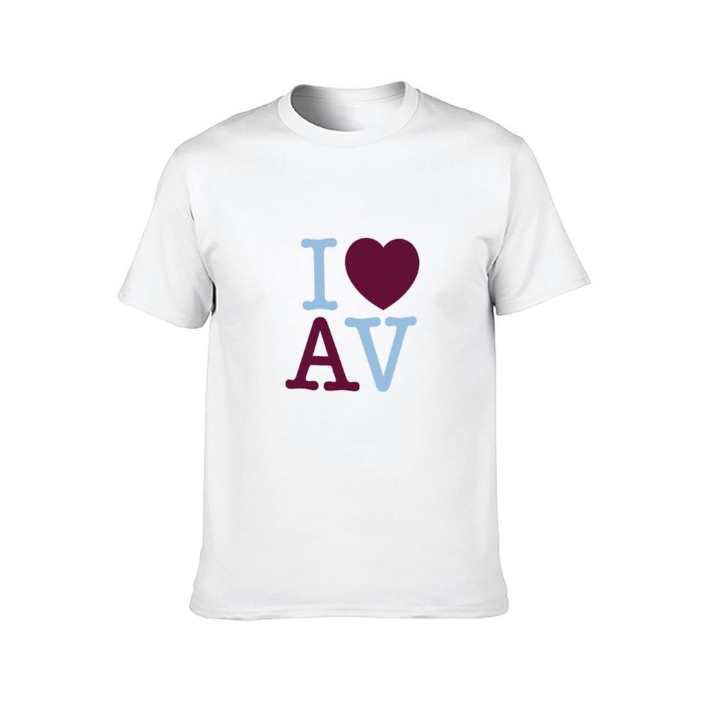 Aston Villa T-Shirt boys whites vintage funny costumes workout shirts for men