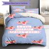 Pink Panther Muster Bettwäsche, Steppbett Set Bettbezug Kissenbezug Zuhause Geburtstagsgeschenk (1 Bettbezug + 2 Kissenbezüge, ohne Füllung)