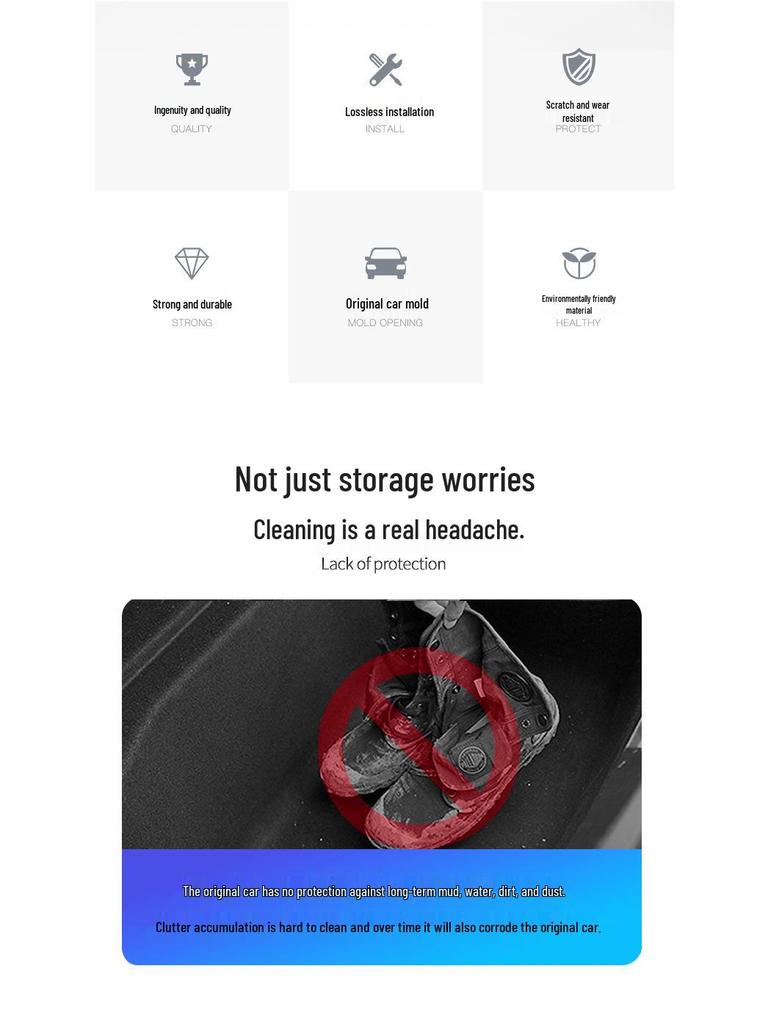 Tesla Model 3 Front Trunk Multi-functional Storage & Modification Accessory (Updated Version)