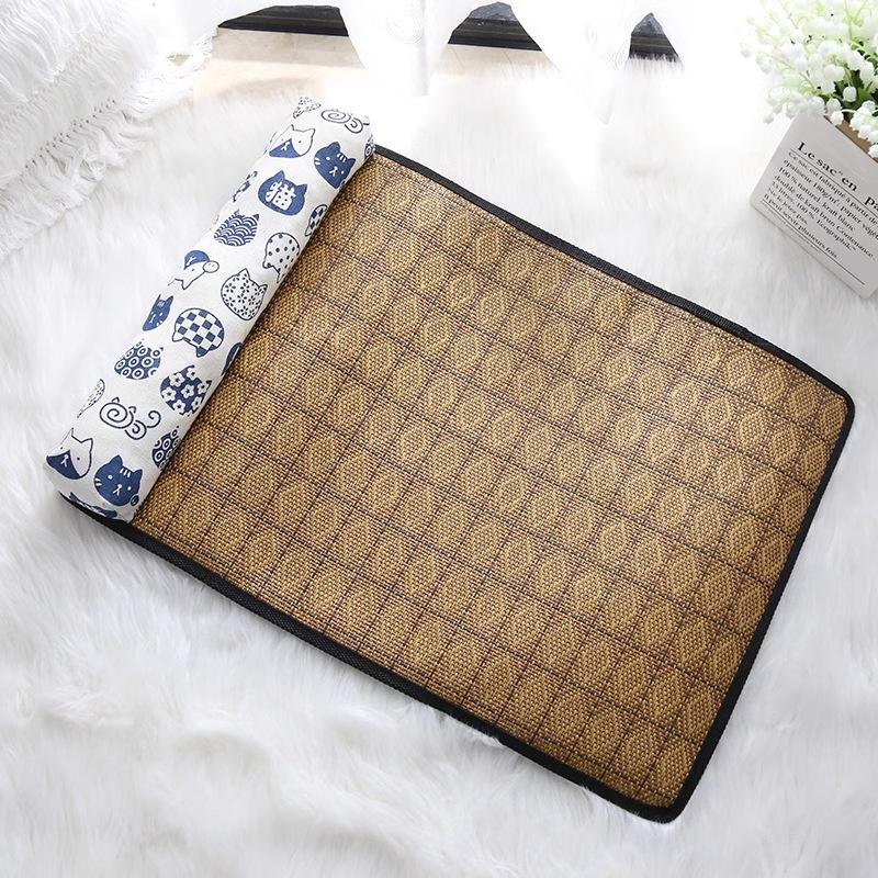 Natural Pet Self Cooling Mat Portable Foldable Waterproof Cool Pad for Pet Camping Picnic Car Seat Use