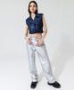 Leoninghai Leather Carpenter Pants [Silver]