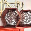 Wood Decor Wall Mount Hexagonal Books Toy Flower Pots Storage Shelf Holder Figurines Display Crafts Shelves Space Saving