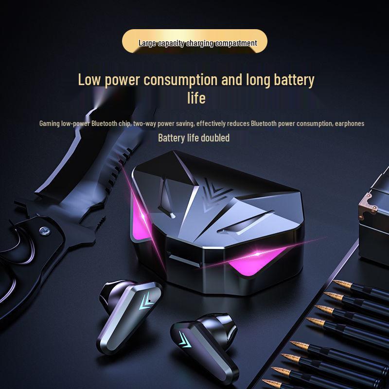 X15 Cross-Border Bluetooth Gaming Headset - Low Latency, Low Power with Digital Display