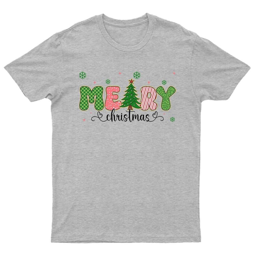 Merry Christmas Festive Holiday TShirt Unisex Gift Retro Funny Unisexs Vintage