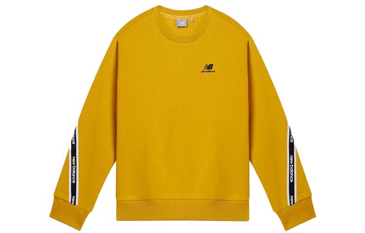 New Balance Sweatshirts Women s Yellow Crew Neck Moderate Regular NCA3N512-MY M