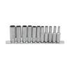 Socket Set - Bgs Technic - 11 Pieces - 12 Point - Chrome-Vanadium Steel