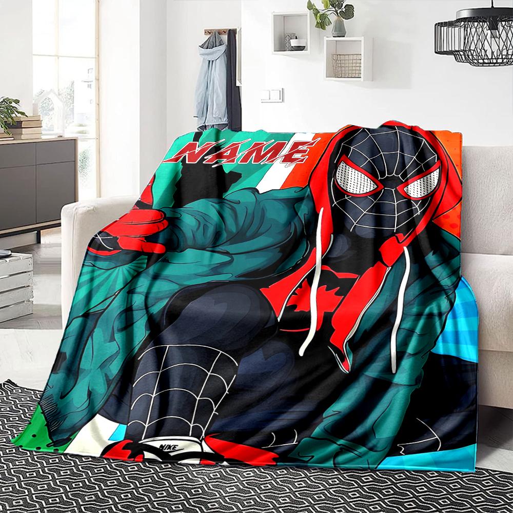 Custom Name "Venom Love Heart Theme" blanket for Couch & Bed, Plush Cozy Fuzzy Blanket Super Soft & Warm Blankets for Fall and Winter. 09084