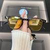 Fashion Square Cat Eye Sunglasses Women Men Brand Designer Retro Sun Glasses Male Female Small Frame Vintage