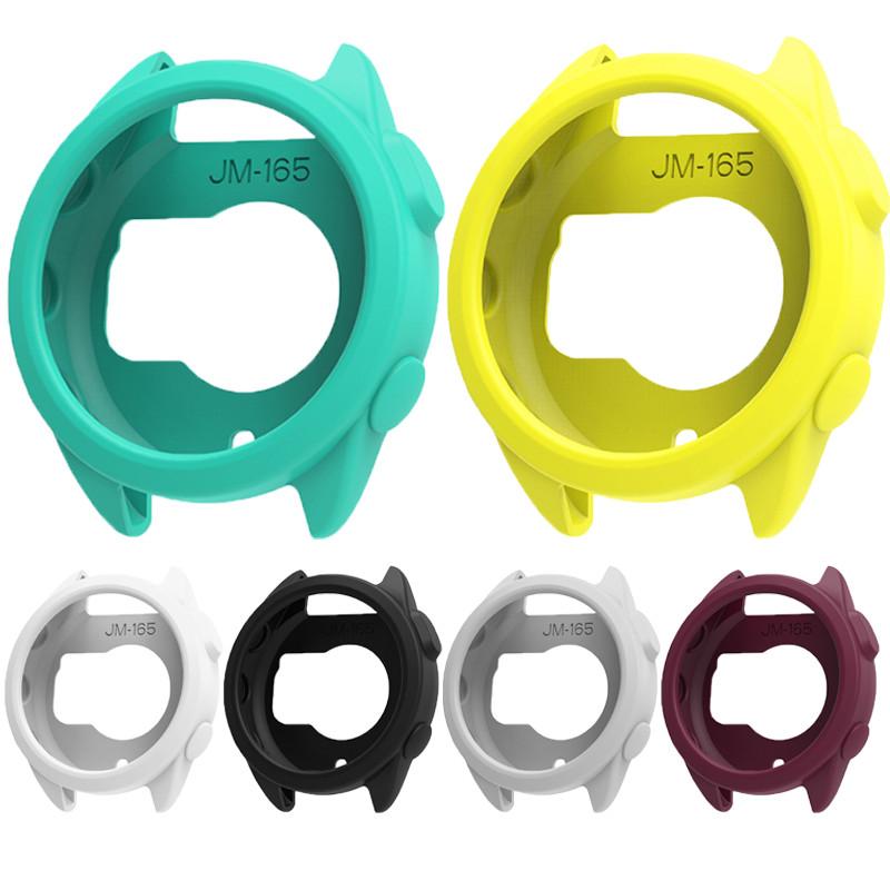Silikonowe Etui+Pasek Do Garmin Forerunner 165 Miękki Sportowy Pasek do Zegarka Opaska na Nadgarstek Do Garmin Forerunner 165 Pokrowiec Ochronny