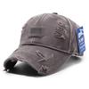 Distressed Baseball Cap Women Unisex Trendy Embroidered Letter Sun Visor Dad Hat