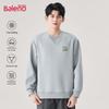 Baleno Men's Retro Loose Fit Round Neck Sweatshirt