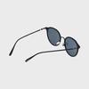 [WOMAN] Round Titanium Combination Sunglasses - Black Polarized HTB11