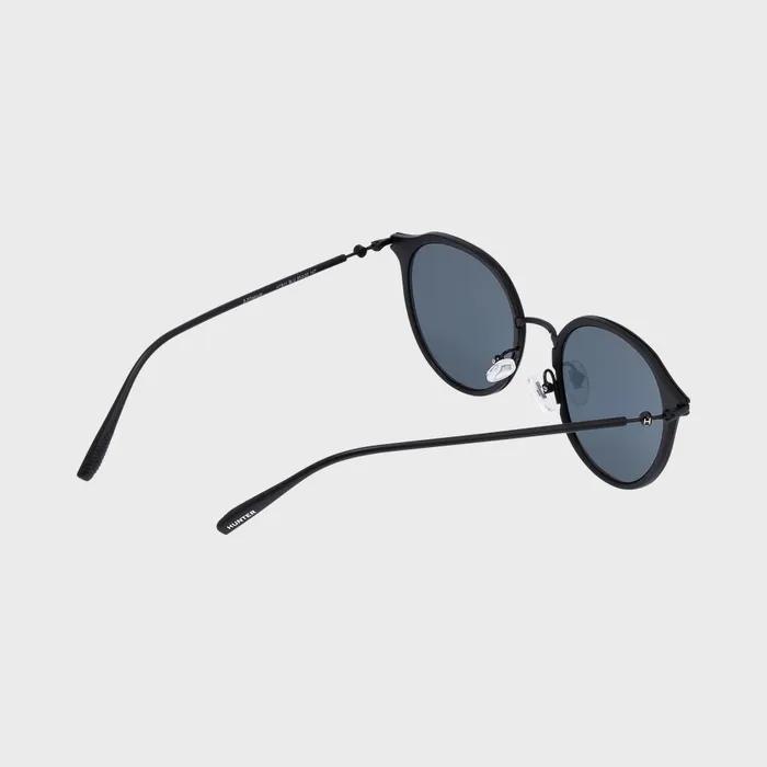 [WOMAN] Round Titanium Combination Sunglasses - Black Polarized HTB11