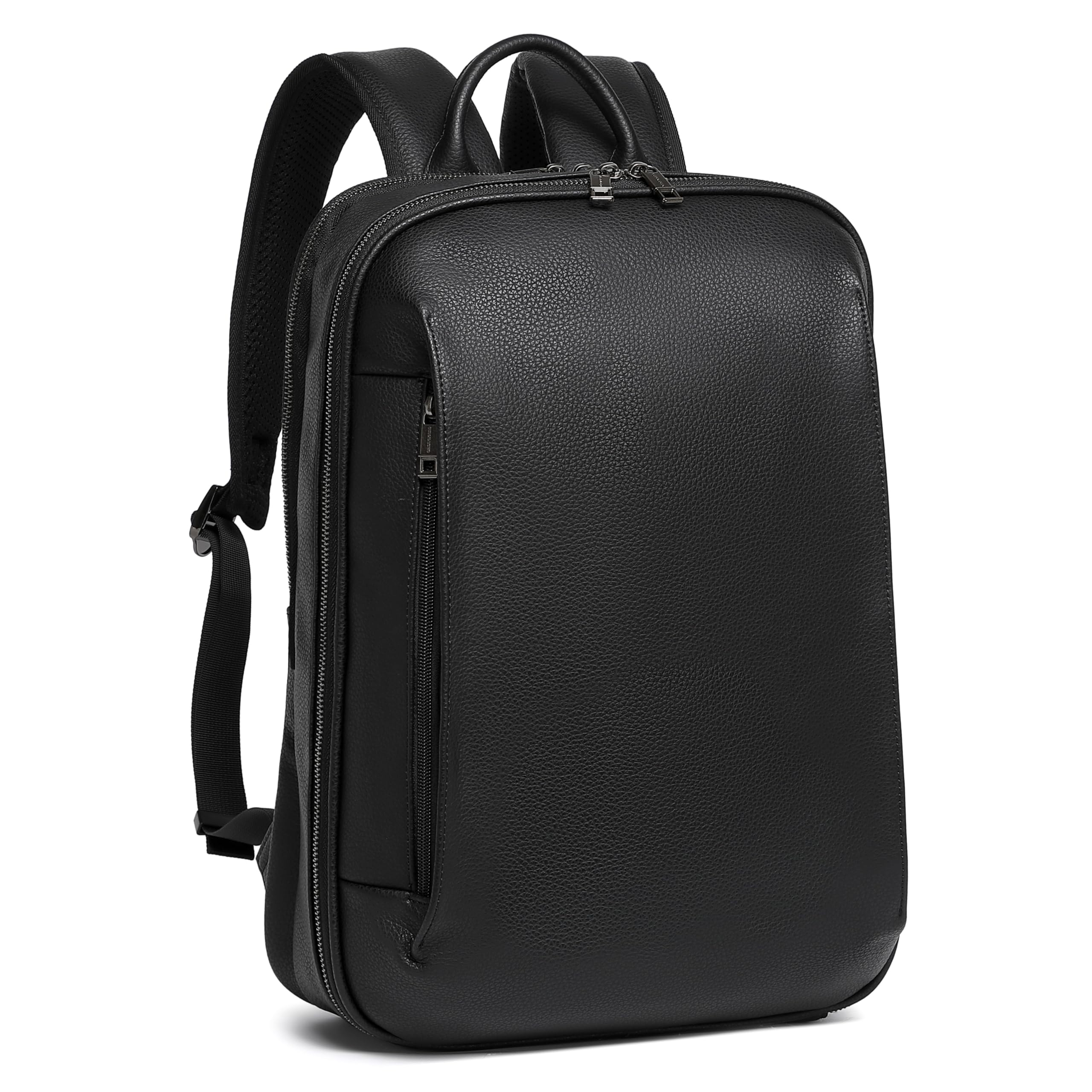 

Мужской кожаный рюкзак Guccio Italy, Элегантная воловья кожа с отделением для ноутбука формата A4, Водоотталкивающие и устойчивые к царапинам молнии YKK,