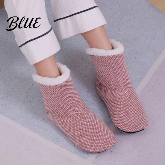 Anti-slip Socks Women's Comfortable Floor Lined Soft Slipper Fleece Winter Cozy Warm And Thick Fuzzy
