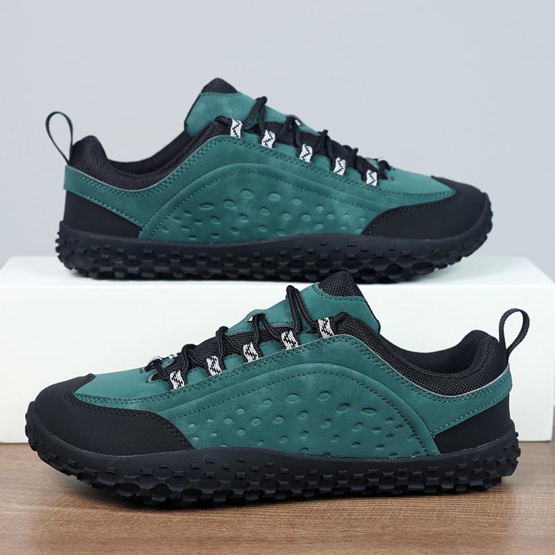 Fashion Retro Style Sneakers Mens Lightweight Anti-slip Treking Footwear Outdoor Male Casual Shoes Simple Trainers Lace-Up Hiking Shoes