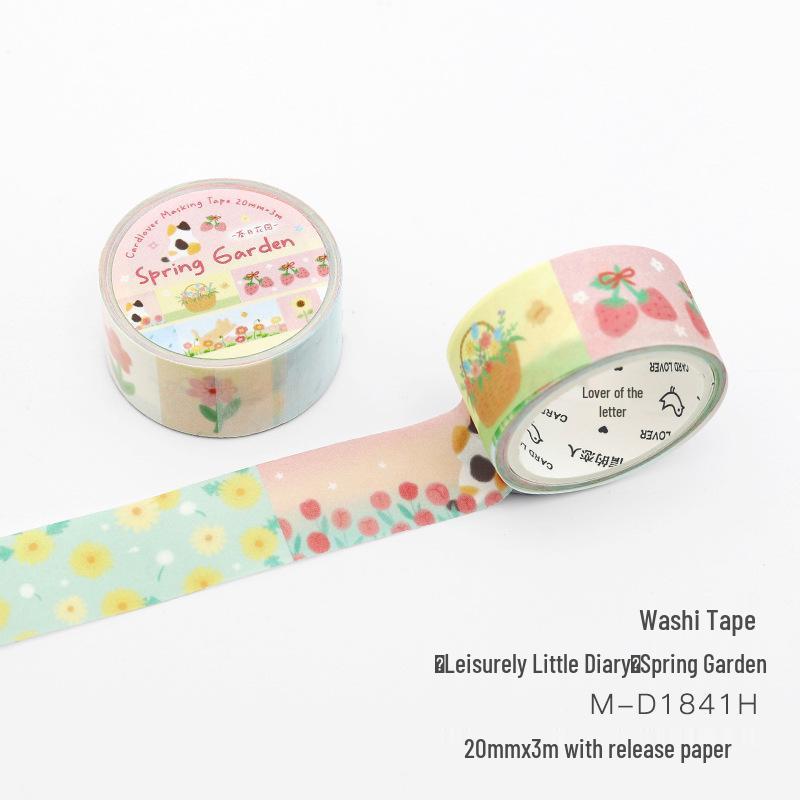 Xin's Lover Washi Tape - Little Diary Fresh Illustration Series