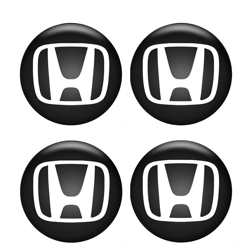 

4pcs Car Door Lock Keyhole Protection Stickers Emblem Accessories For Honda Odyssey Spirior CRV Civic XR-V HR-V City Accord Jazz