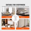 VEVOR Acrylic Folding Tray Table, Acrylic End Table with Folding X Leg, Clear Acrylic Side Table for Coffee, Drink, Food, Snack Used In Living Room
