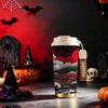 Tazza da caffè da 532 ml a tema Halloween thermos a scatto con cordino bicchiere da caffè con coperchio a scatto tazza da viaggio con cordino intrecciato tazza con coperchio a scatto a prova di perdite tazza portatile da auto