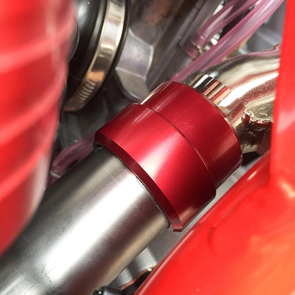 NICECNC For Beta 2013-2019 RR 300 RR 250 Xtrainer 300 2 Stroke Exhaust Collar With O-ring Aluminum 2018 2017 2016 2015 2014