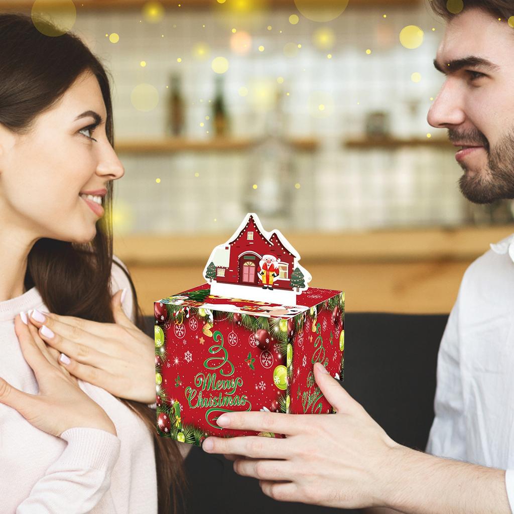 Money Box For Cash Christmas Money Box For Cash Gift Pull Money Gift Ideas Christmas Santa Money Wallets Drawer DIY Santa