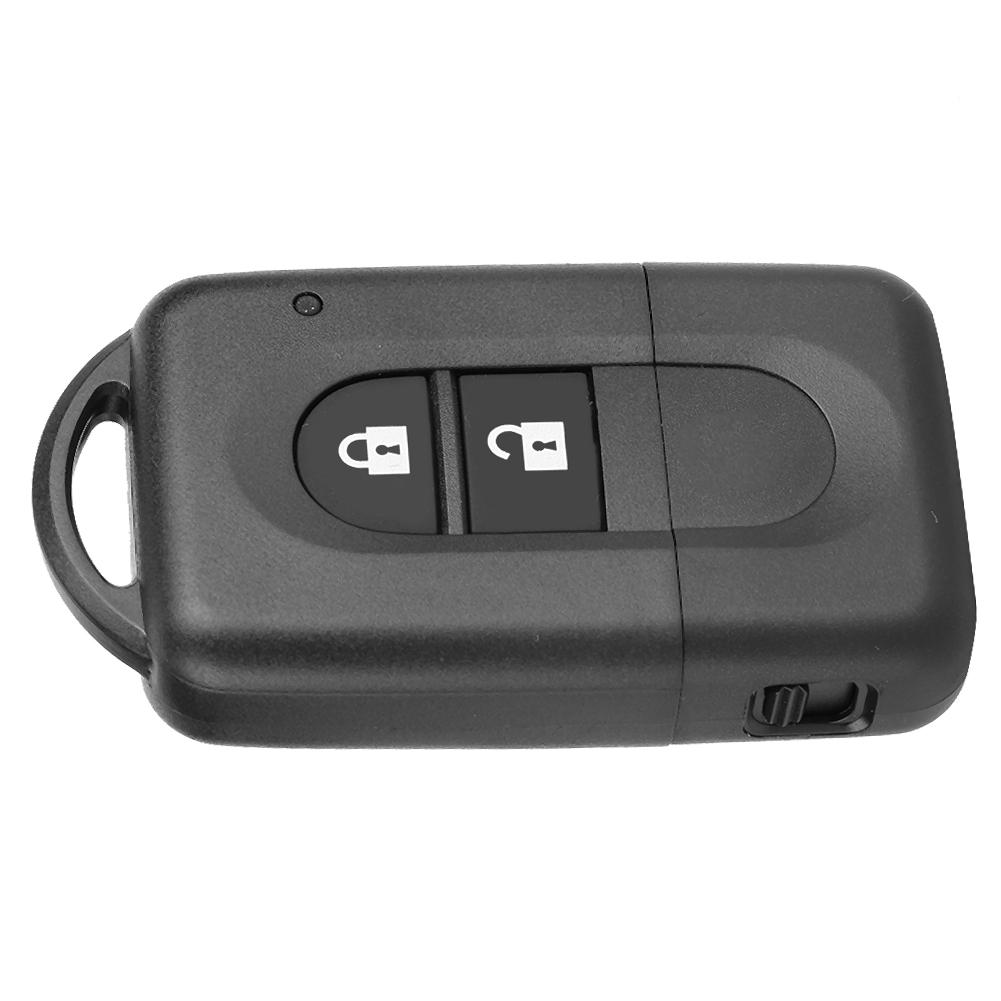 2 Button ABS Car Remote Flip Key Fob Case Smart Cover Shell Fits for Nissan