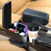 Charging Car Arm Rest Storage Box Adjustable Height Organizer Elbow Support Pad Center Console Car Seat Gap Armrest Box