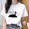 Women's 90s Trend Casual Cat Print Short Sleeve T-Shirt