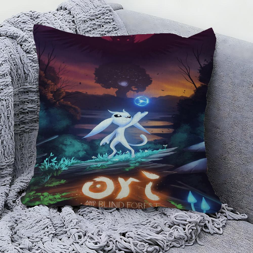 Ori And The Blind Forest Cushion Cover Inches Farmhouse Decor Home Throw Pillow Covers For Couch Decorations