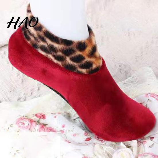 Winter Socks Short Thick Cozy Wear Tube Non-slip Foot Cover Women Keep Warm Soft Men Coral Fleece for Indoor Outdoor Clothing Accessories