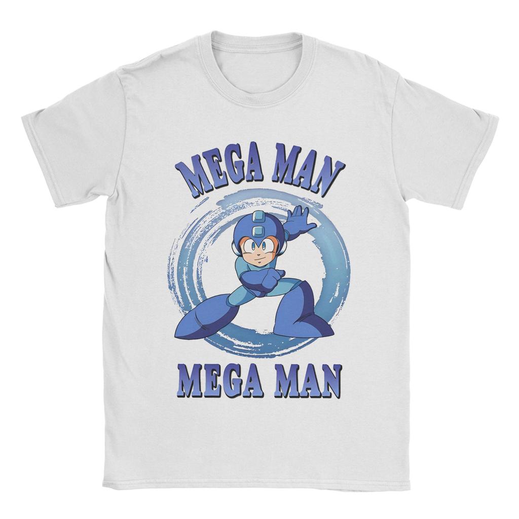 Casual Megaman X Games T-Shirt Men Cotton Short Sleeve  O-neck Summer Clothing