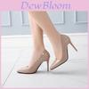 Frühlings-High Heels Schuhe Für Damen Mit Spitzem Zeh Pu Slipon Für Büro Und Formelle Kleidung
