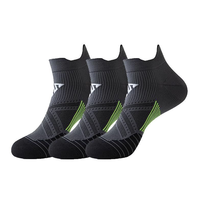 3 paires/Lot Chaussettes Femme Homme Compression Respirantes Basketball Sports Cyclisme Course Chaussettes Serviette Chaussettes Tube Haute Élasticité