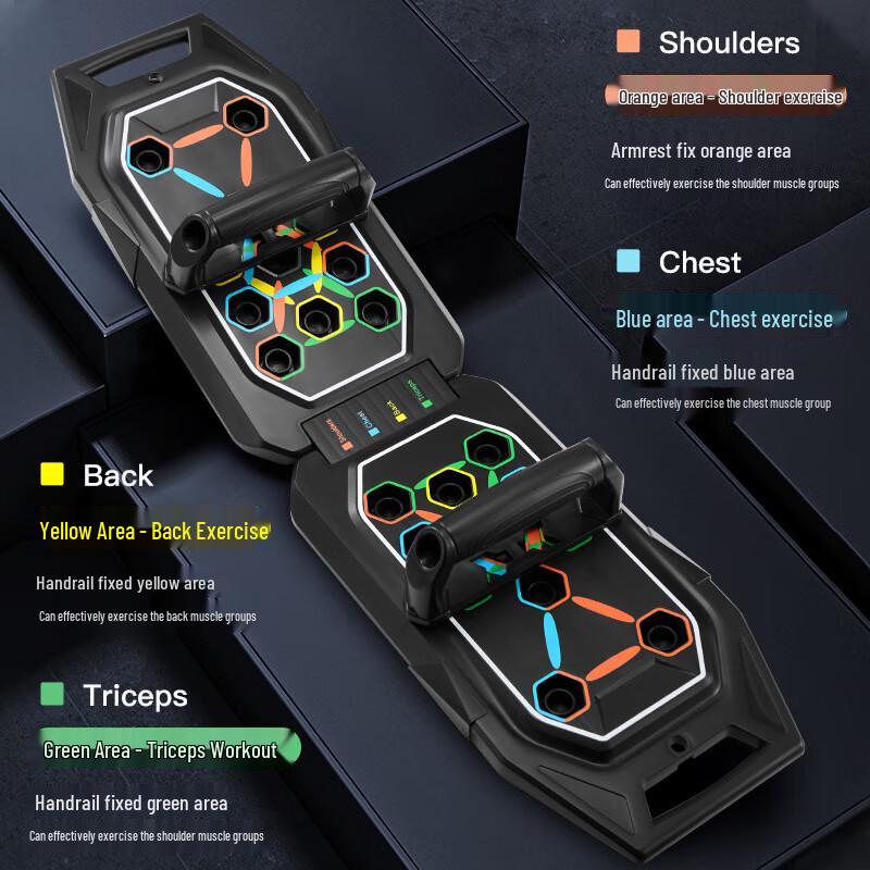 Longchan Foldable Push-up Fitness Board
