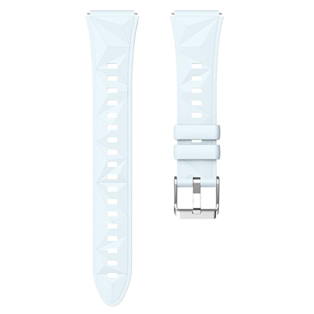 Pulseira de relógio de silicone elegante e estilosa para mulheres, 18mm, compatível com Huawei Watch GT 5/4 41mm, 5 Pro 42mm, Garmin Venu 3S