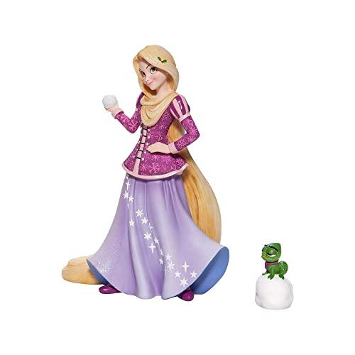 Enesco Disney Showcase Rapunzel und Pascal Weihnachtsfigur aus „Rapunzel – Neu verföhnt“, 21,1 cm, mehrfarbig