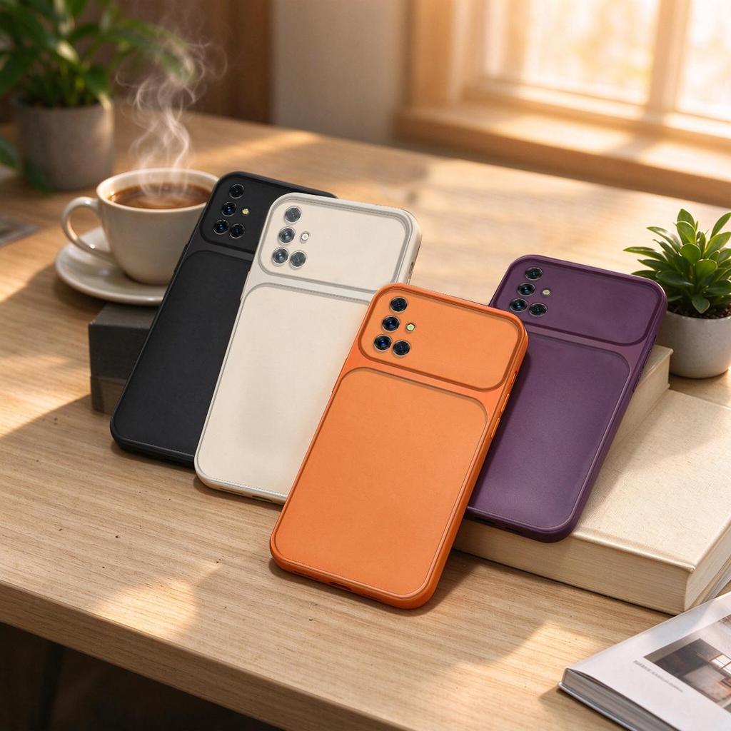 Slim Fit Flexible TPU case for Samsung Galaxy A73 5G A53 A52 4G/5G A33 A32 4G A23 A13 Matte Big Window Lens Cover