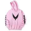 Maverick Logan Paul Herren- und Damen-Kapuzenpullover mit Vogelprint und bequemer Passform