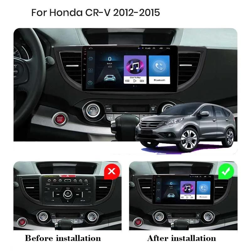 2din Android10 Car Radio Multimedia Carplay Auto GPS Navigation DSP  For Honda CRV CR-V 2012 2013 2014 2015-2016