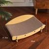 Large Cat Scratching Board & Lounge Chair - Durable Sisal, Scratch-Resistant Cat Bed & Sofa Protector Toy