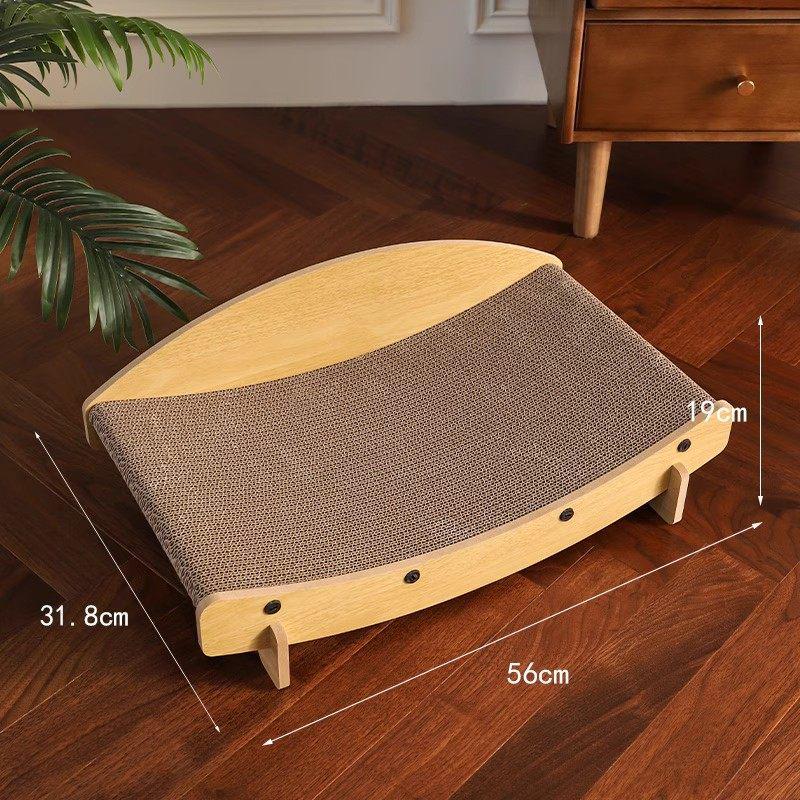 Large Cat Scratching Board & Lounge Chair - Durable Sisal, Scratch-Resistant Cat Bed & Sofa Protector Toy