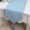 Cotton Plain Linen Table Runner Long Decoration Christmas Wedding Modern Coffee Tablecloth Rectangle Dining Table Pads Placemats