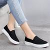 Spring and Autumn new cloth shoes women's old Beijing Korean version one-pedal lazy flat canvas shoes versatile breathable casual shoes