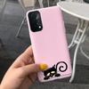 For OPPO A74 Case A74 5G Cover Case Stylish Silicone Candy Color Phone Covers For OppoA74 4G A 74 CPH2219 oppoA74 5G Coque Funda